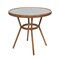 Flash Furniture Lourdes French Bistro 31.5in. Table, Black and White PE Rattan, Glass Top w/2 Stack Chairs SDA-AD641012-80-2002S-BKWH-NAT-GG - alternate 10